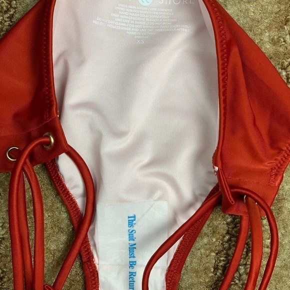 X-small Red bikini Bottom shade Shore - Picture 5 of 5